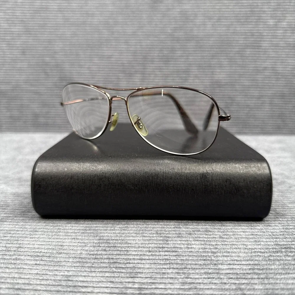 Ray-Ban Cockpit RB 3362 Brown Metal Aviator Sunglasses 59-14 3N Made in China